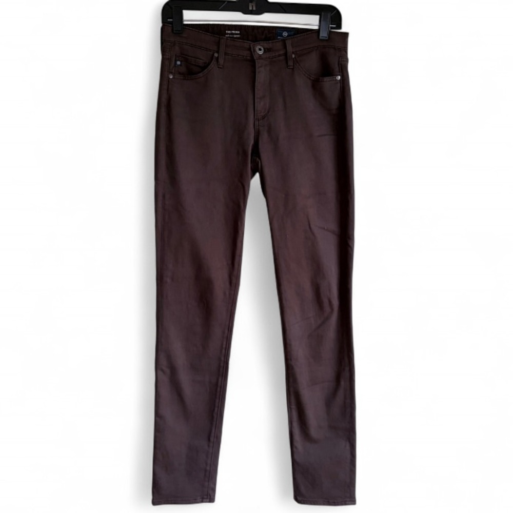 Adriano Goldschmied The Prima Mid Rise Cigarette Brown Skinny Jeans Size 26